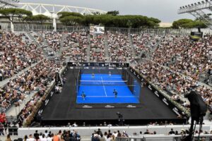Il Foro Italico di Roma in occasione dell'Italy Major Premier Padel 2022