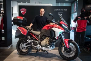 Stefano Accorsi con Ducati