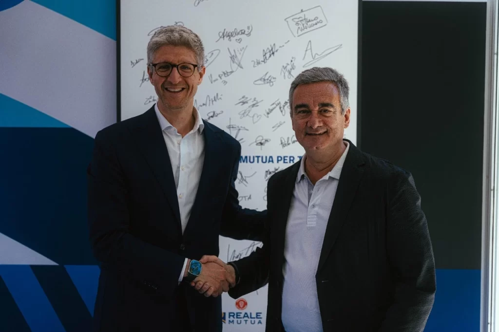 Luca Filippone, DG Reale Group e Marco Martinasso, Direttore Generale della Federazione Italiana Tennis e Padel (FITP)