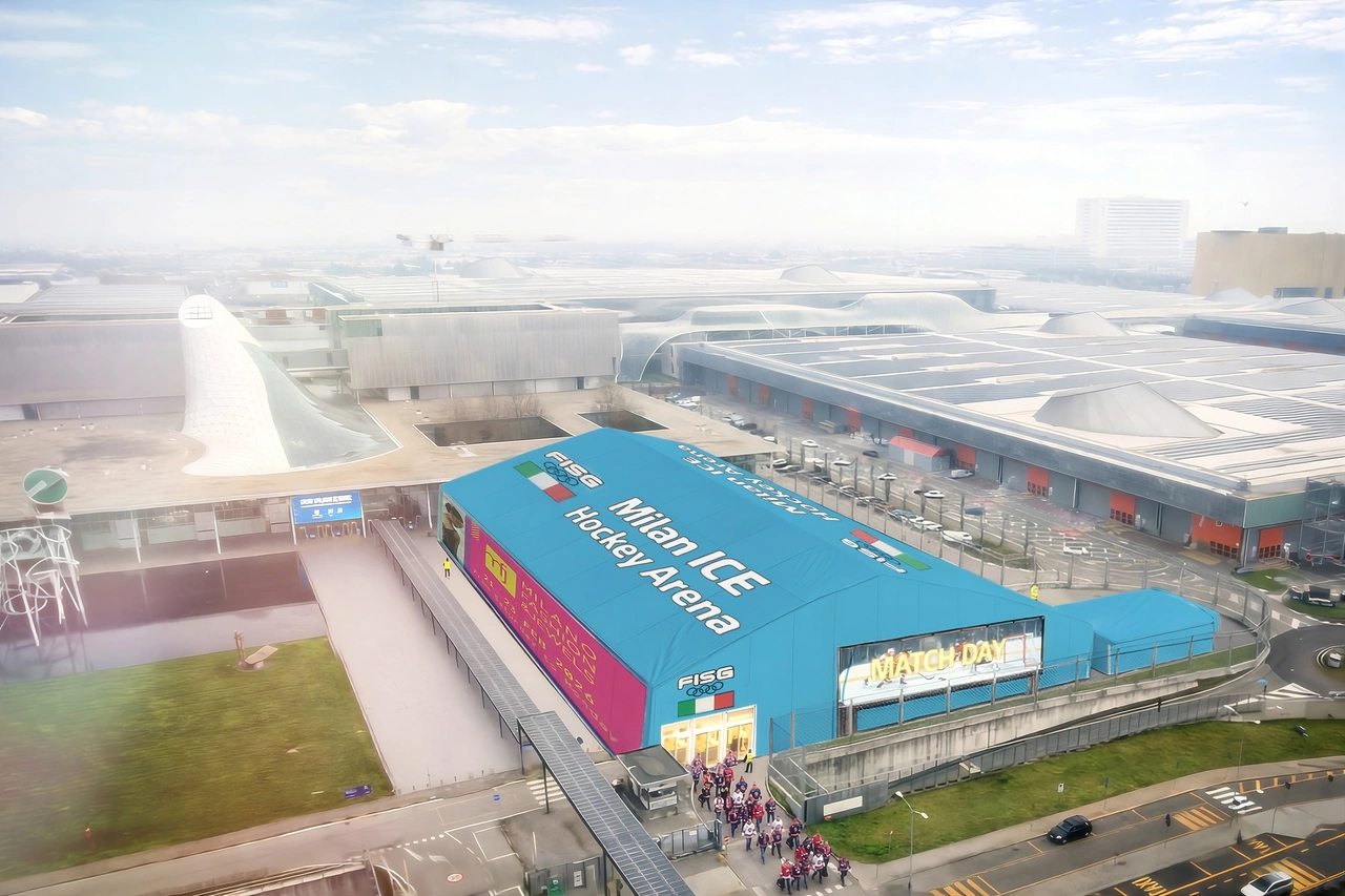 Milan Ice Hockey Arena_Render [2 - esterno]